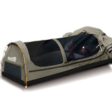 NNEDPE Dome Swag Camping Canvas Tent In Grey