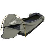 NNEDPE Dome Swag Camping Canvas Tent In Grey