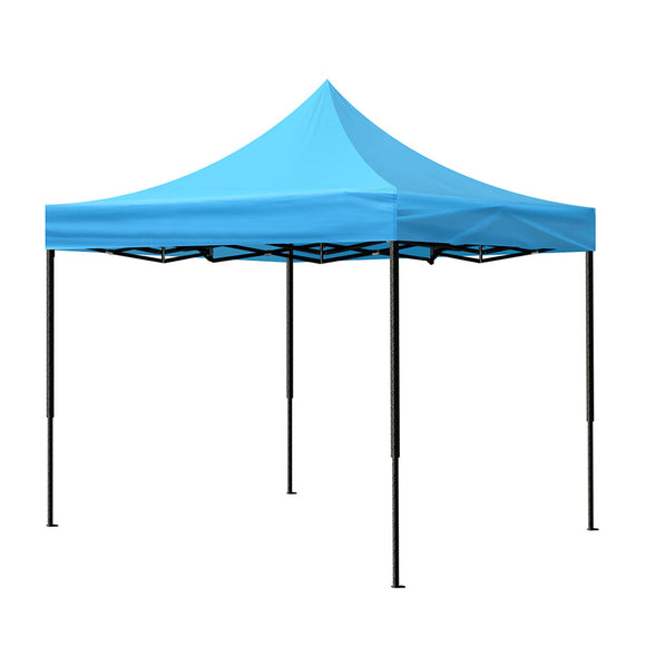 NNEIDS Gazebo Tent 3x3 Outdoor Marquee Gazebos Camping Canopy Wedding Blue