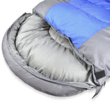 NNEDPE Thermal Single Outdoor Camping Sleeping Bag Mat Tent Hiking Blue