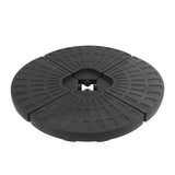 NNEDSZ 3M Umbrella with 48x48cm Base Outdoor Umbrellas Cantilever Sun Beach Garden Patio Black
