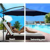 NNEDSZ 3M Outdoor Umbrella - Navy