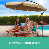 NNEDSZ 3M Outdoor Umbrella - Beige