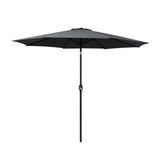 NNEDSZ Outdoor Umbrella Umbrellas Beach Garden Tilt Sun Patio Deck Pole 2.7m