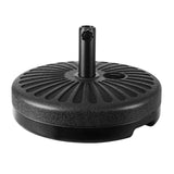 NNEDSZ Outdoor Umbrella Pole Umbrellas 3M with Base Garden Stand Deck Beige