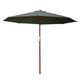 NNEDSZ Umbrella Outdoor Pole Umbrellas Stand Sun Beach Garden Deck Charcoal 3M