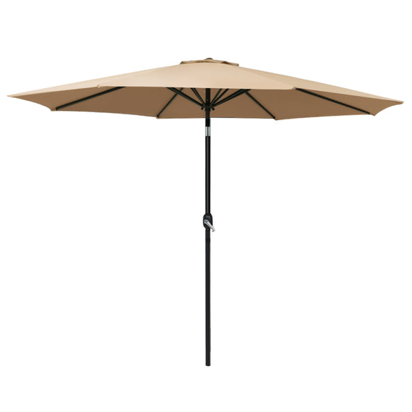 NNEDSZ Outdoor Umbrella 3m Umbrellas Beach Garden Tilt Sun Patio Deck Pole UV