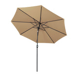 NNEDSZ Outdoor Umbrella 3m Umbrellas Beach Garden Tilt Sun Patio Deck Pole UV