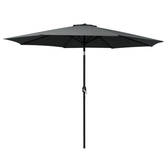 NNEDSZ Outdoor Umbrella 3m Umbrellas Garden Beach Tilt Sun Patio Deck Pole UV