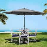 NNEDSZ Outdoor Umbrella 3m Umbrellas Garden Beach Tilt Sun Patio Deck Shelter