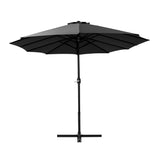 NNEDSZ Outdoor Umbrella Twin Umbrellas Beach Garden Stand Base Sun Shade 4.57m
