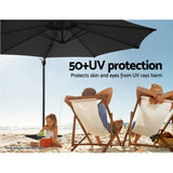 NNEDSZ Outdoor Umbrella - Black