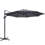 NNEDSZ 3M Roma Outdoor Furniture Garden Umbrella 360 Degree Charcoal