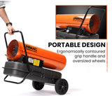 NNEMB 30KW Portable Industrial Diesel Indirect Forced Air Space Heater