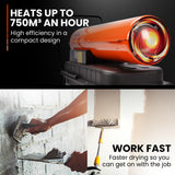 NNEMB 50KW Portable Industrial Diesel Indirect Forced Air Space Heater