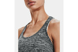 NNEKG Under Armour Womens Tech Twist Tank (Black Metallic Silver Size L)