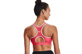 NNEKG Under Armour Womens Armour Mid Keyhole Bra (Brilliance White Size L)