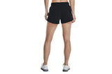 NNEKG Under Armour Womens Launch SW 3 Shorts (Black Black Reflective Size XL)