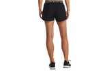 NNEKG Under Armour Womens Play Up Shorts 3.0 (Black Black White Size XL)