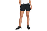 NNEKG Under Armour Womens Play Up Shorts 3.0 (Black Black White Size XL)