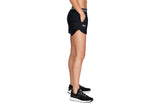 NNEKG Under Armour Womens Play Up Shorts 3.0 (Black Black White Size L)