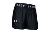 NNEKG Under Armour Womens Play Up Shorts 3.0 (Black Black White Size XL)