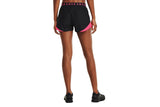 NNEKG Under Armour Womens Play Up Shorts 3.0 (Black Cerise Cerise Size M)