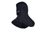 NNEKG Under Armour Womens Sport Hijab Hoods (Black Black Silver Size XS S)