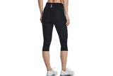 NNEKG Under Armour Womens Fly Fast Speed Capri Tights (Black Black Reflective Size XL)