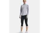 NNEKG Under Armour Womens Fly Fast Speed Capri Tights (Black Black Reflective Size XL)