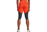 NNEKG Under Armour Womens Fly Fast Speed Capri Tights (Phoenix Fire Jet Grey Reflective Size XL)