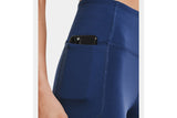 NNEKG Under Armour Womens Meridian Tights (Indigo Metallic Silver Size S)