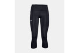 NNEKG Under Armour Womens Fly Fast 2.0 Heatgear Crop Tights (Black Black Reflective Size M)