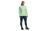 NNEKG Under Armour Womens Rival Fleece Logo Hoodie (Aqua Foam White Size S)