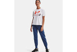 NNEKG Under Armour Womens Rival Fleece Joggers (Indigo White Size S)