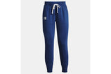NNEKG Under Armour Womens Rival Fleece Joggers (Indigo White Size M)