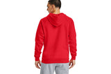 NNEKG Under Armour Mens Rival Fleece Hoodie (Red Onyx White Size M)