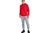 NNEKG Under Armour Mens Rival Fleece Hoodie (Red Onyx White Size M)