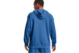 NNEKG Under Armour Mens Rival Fleece Big Logo Hoodie (Victory Blue Onyx White Size 2XL)
