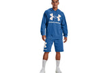 NNEKG Under Armour Mens Rival Fleece Big Logo Hoodie (Victory Blue Onyx White Size M)