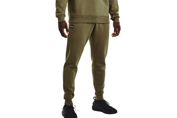 NNEKG Under Armour Mens Rival Fleece Joggers (Tent Onyx White Size 2XL)