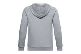 NNEKG Under Armour Boys Rival Cotton Hoodie (Mod Gray Light Heather Black Size S)