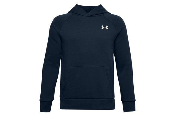 NNEKG Under Armour Boys Rival Cotton Hoodie (Academy Onyx White Size M)