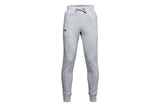 NNEKG Under Armour Boys Rival Cotton Pants (Mod Gray Light Heather Black Size M)