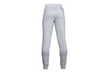 NNEKG Under Armour Boys Rival Cotton Pants (Mod Gray Light Heather Black Size M)