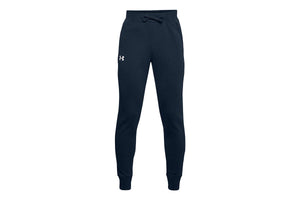 NNEKG Under Armour Boys Rival Cotton Pants (Academy Onyx White Size XS)
