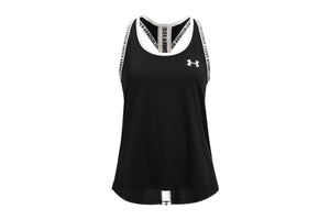 NNEKG Under Armour Girls Knockout Tank (Black White Size S)