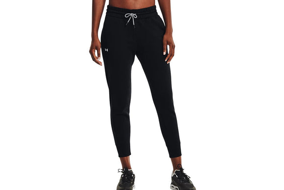 NNEKG Under Armour Womens Rival Fleece Mesh Pants (Black White Size XS)