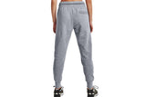 NNEKG Under Armour Womens Rival Fleece Mesh Pants (Steel Medium Heather Black Size XL)