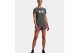 NNEKG Under Armour Womens Tech Twist Graphic Short Sleeve Tee (Jet Grey White Size XL)